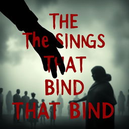 A powerful and evocative image inspired by 'The Strings That Bind' by Koketso Modisakeng, featuring silhouetted families in the background, representing unity and connection