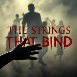 A powerful and evocative image inspired by 'The Strings That Bind' by Koketso Modisakeng, featuring silhouetted families in the background, representing unity and connection