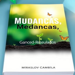 An inspiring and visually engaging book cover for 'Pequenas Mudanças, Grandes Resultados'