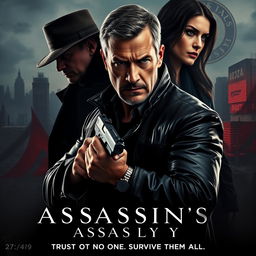 A gripping movie poster for an action thriller titled 'Assassin's Legacy'
