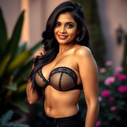 A sexy and tempting Indian woman, 29 years old, with a stunning 36-29-36 body shape