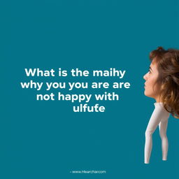 What is the main reason why you are not happy with your life?