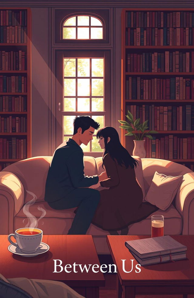 A serene and intimate scene capturing the essence of connection between two people