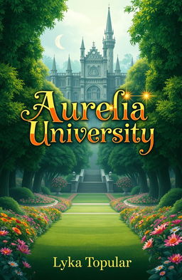 A beautiful and enchanting cover page for the story 'Aurelia University'
