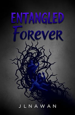 An ominous book cover featuring a gradient background of deep grey and black, creating a shadowy and oppressive atmosphere