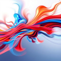 An abstract representation of movement, showcasing a burst of energy and dynamism