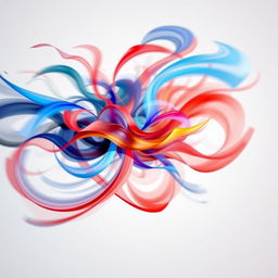 An abstract representation of movement, showcasing a burst of energy and dynamism