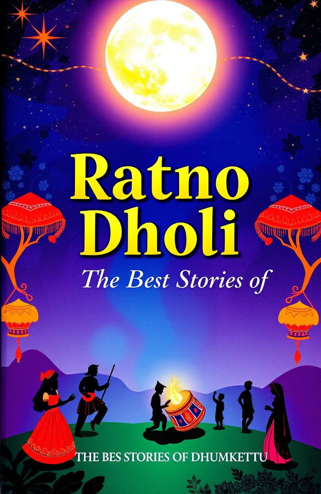 An imaginative book cover for 'Ratno Dholi: The Best Stories of Dhumketu'