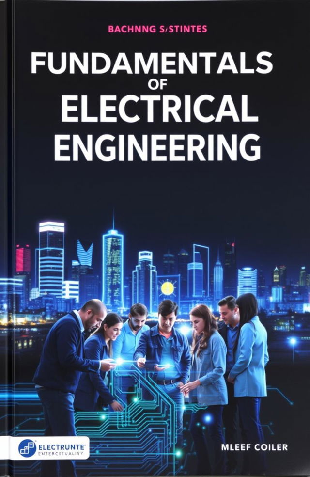 A striking book cover design for an electrical engineering textbook