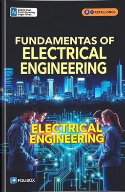 A striking book cover design for an electrical engineering textbook