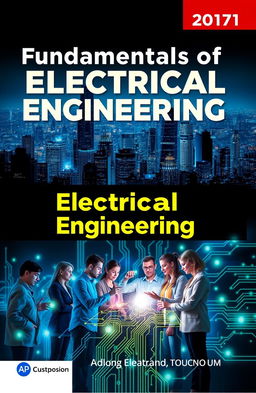 A striking book cover design for an electrical engineering textbook