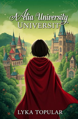 A cover page for the story titled 'Aurelia University'