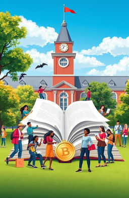 An artistic representation of academic integrity, symbolizing honesty and ethical behavior in academia