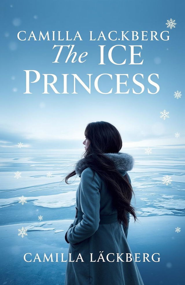 A captivating book cover design for 'The Ice Princess' by Camilla Läckberg