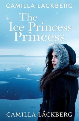 A captivating book cover design for 'The Ice Princess' by Camilla Läckberg