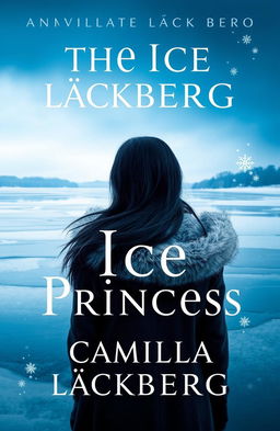 A captivating book cover design for 'The Ice Princess' by Camilla Läckberg