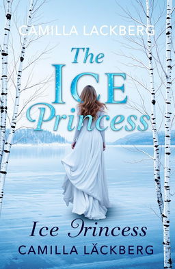 A captivating book cover design for 'The Ice Princess' by Camilla Läckberg