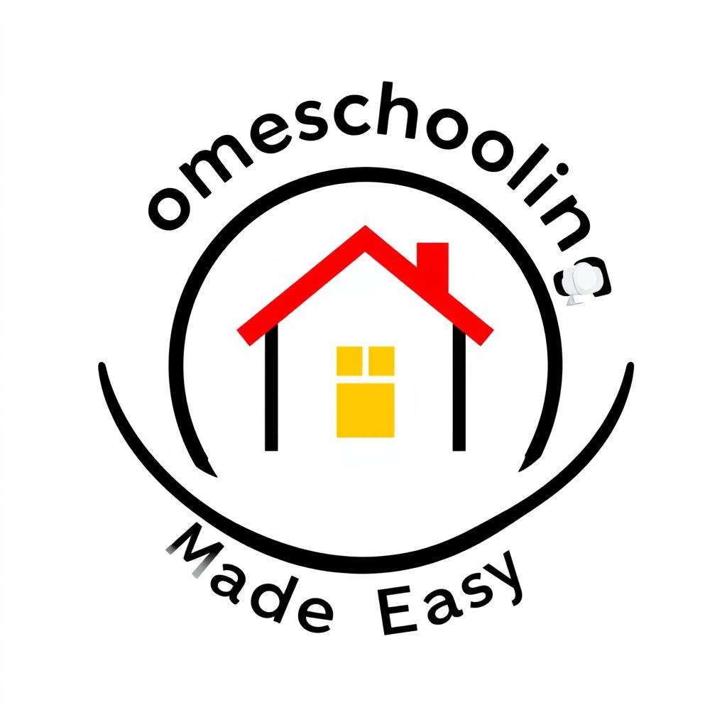 A simple, circular logo for 'Homeschooling Made Easy'