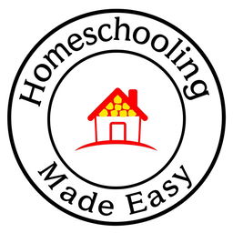 A simple, circular logo for 'Homeschooling Made Easy'