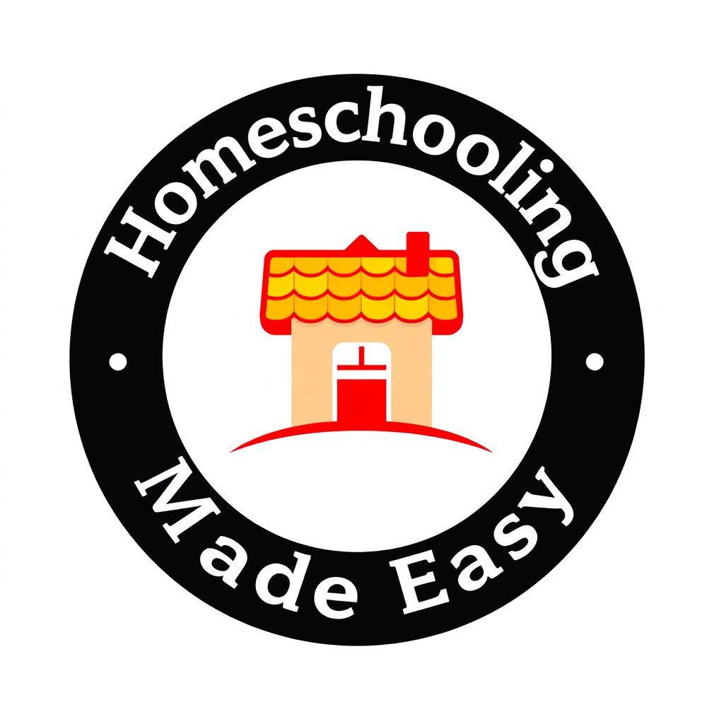 A simple, circular logo for 'Homeschooling Made Easy'