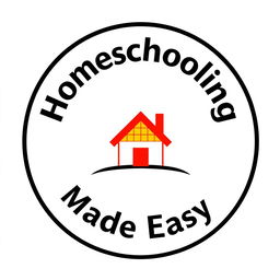 A simple, circular logo for 'Homeschooling Made Easy'