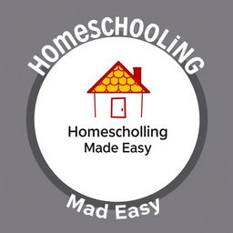 A simple, circular logo for 'Homeschooling Made Easy'