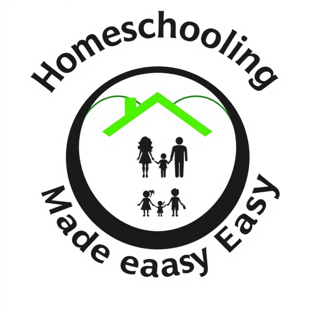 A simple, circular logo for 'Homeschooling Made Easy'