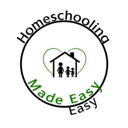 A simple, circular logo for 'Homeschooling Made Easy'