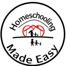 A simple, circular logo for 'Homeschooling Made Easy'