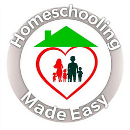 A simple, circular logo for 'Homeschooling Made Easy'