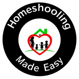 A simple, circular logo for 'Homeschooling Made Easy'