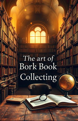 A beautifully designed book cover about book collecting