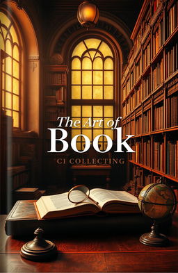 A beautifully designed book cover about book collecting