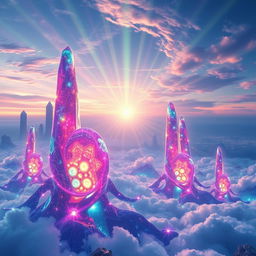 A stunning visualization of the 'Digital Creation of the Digital Extradimensional Echoes'