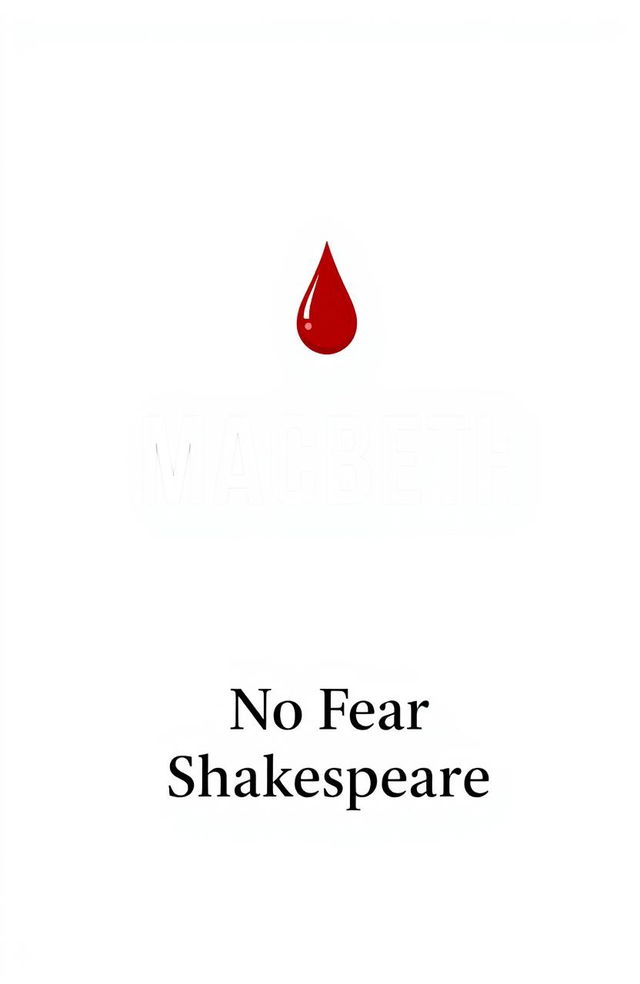 A minimalist black-and-white book cover design featuring a single drop of blood in deep red at the center, symbolizing violence and tragedy