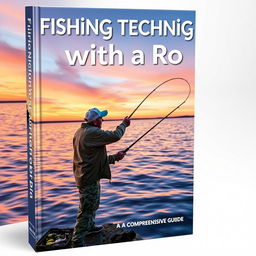 A captivating book cover for 'Fishing Techniques with a Rod: A Comprehensive Guide'