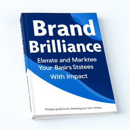 A captivating book cover design for 'Brand Brilliance: Elevate and Market Your Business With Impact'