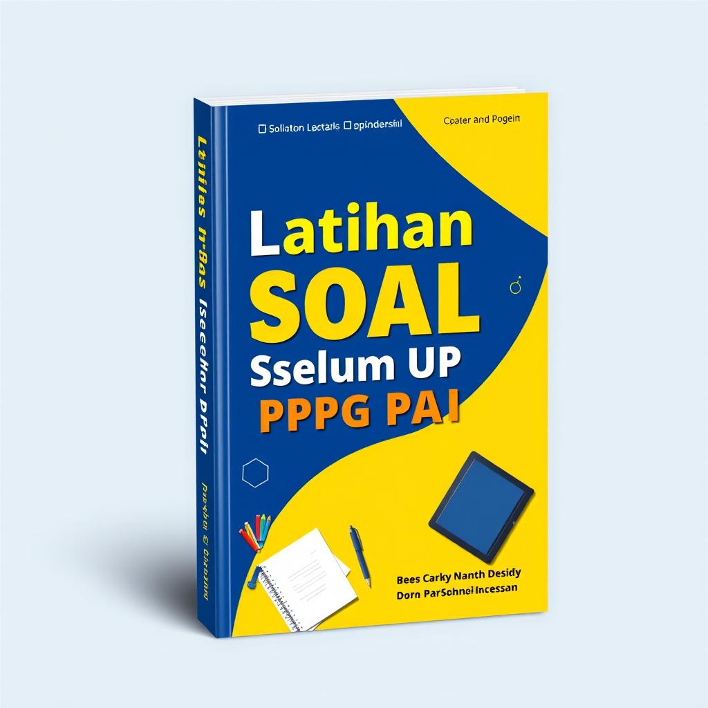 An eye-catching eBook cover design for 'Latihan Soal Sebelum UP PPG PAI'