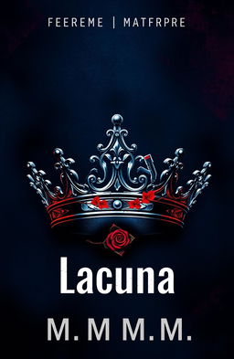 Cover design for a murder mystery novel titled 'Lacuna'