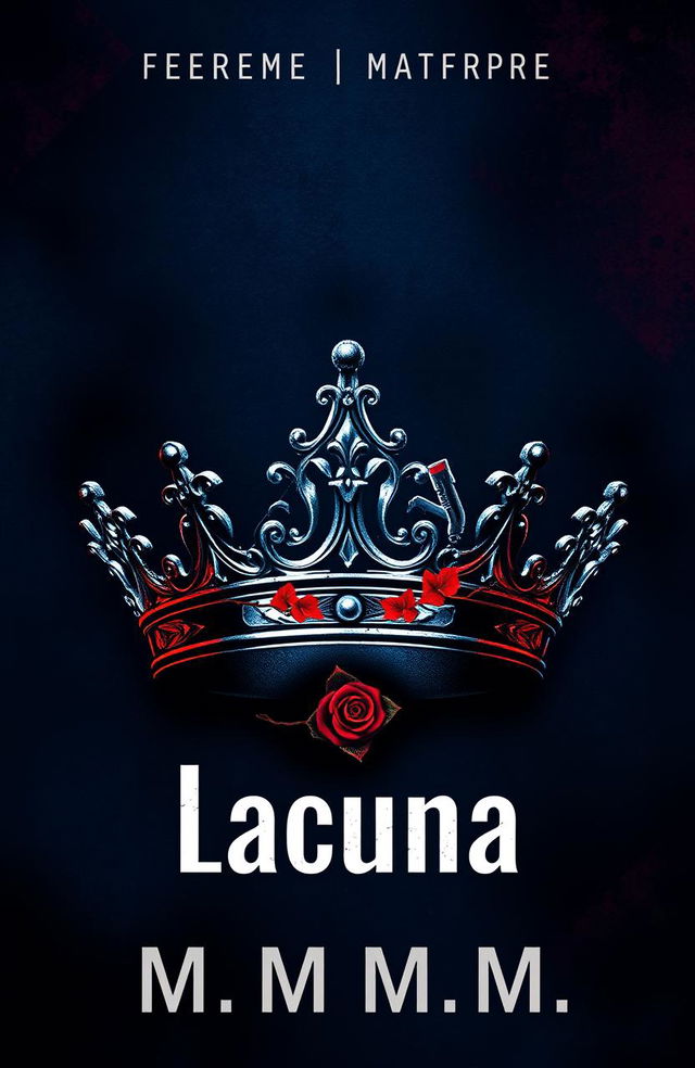 Cover design for a murder mystery novel titled 'Lacuna'