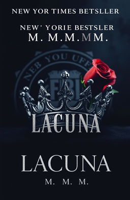 A book cover concept featuring a fractured crown as the central image, symbolizing the murder of a king and enveloped in royal intrigue