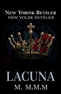 A book cover concept featuring a fractured crown as the central image, symbolizing the murder of a king and enveloped in royal intrigue