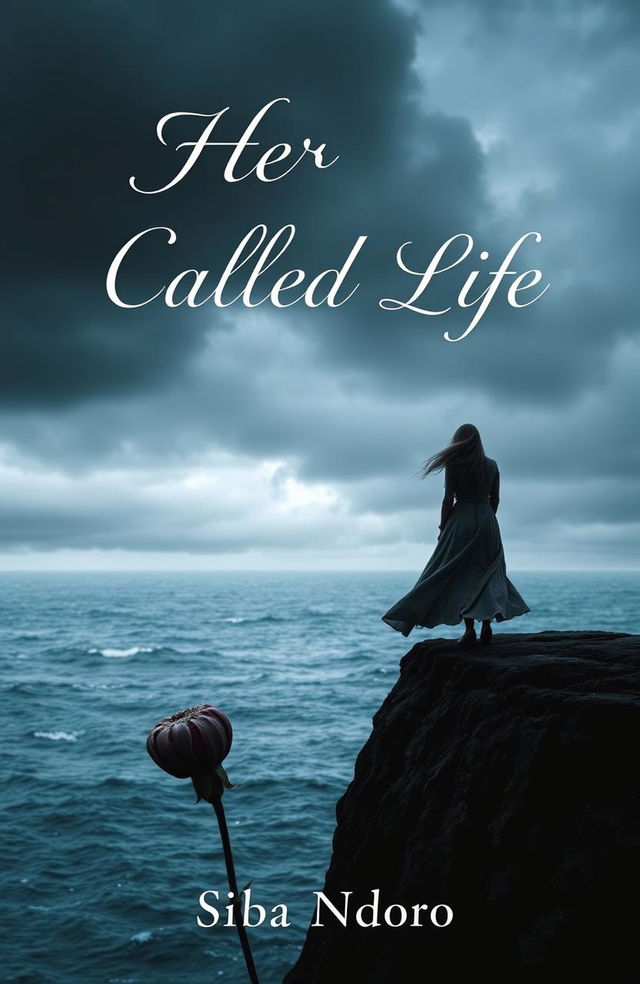 A sorrowful book cover for 'Her So Called Life' by Siba Ndoro