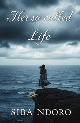 A sorrowful book cover for 'Her So Called Life' by Siba Ndoro