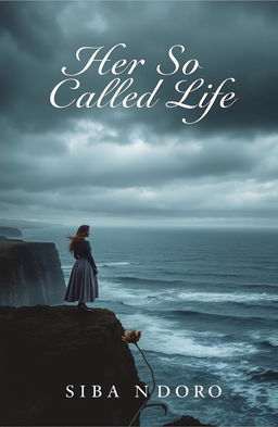 A sorrowful book cover for 'Her So Called Life' by Siba Ndoro