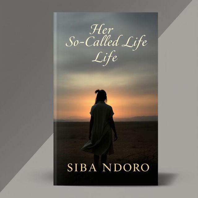 A book cover design for a novel titled 'Her So-Called Life' by Siba Ndoro