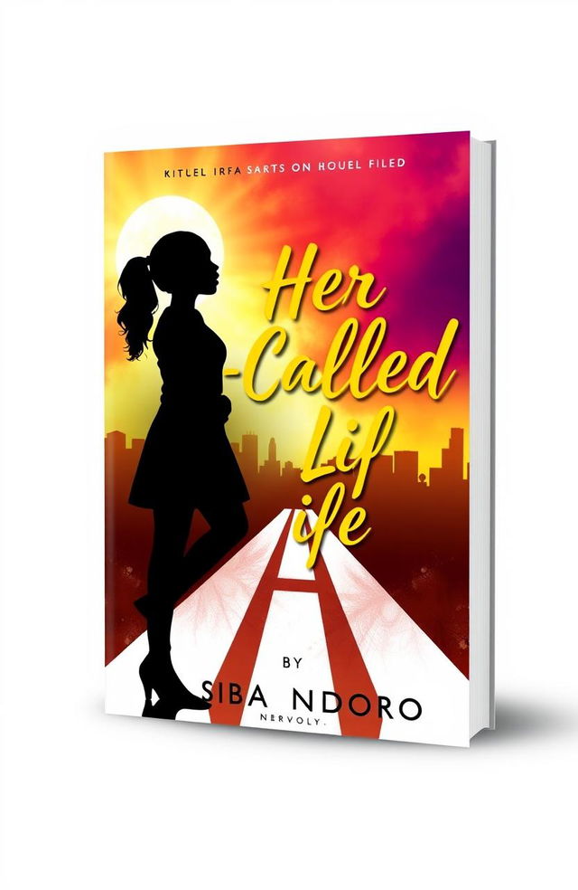 A creative book cover design for a novel titled 'Her So-Called Life' by author Siba Ndoro