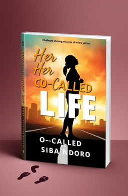 A creative book cover design for a novel titled 'Her So-Called Life' by author Siba Ndoro