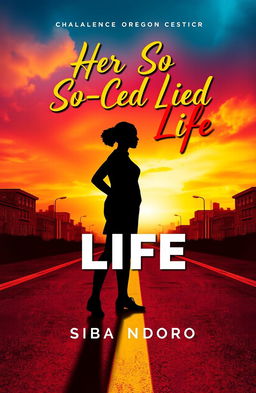 A creative book cover design for a novel titled 'Her So-Called Life' by author Siba Ndoro