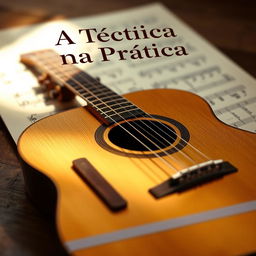An engaging e-book cover design for 'A Técnica na Prática' by Kleber Oliveira